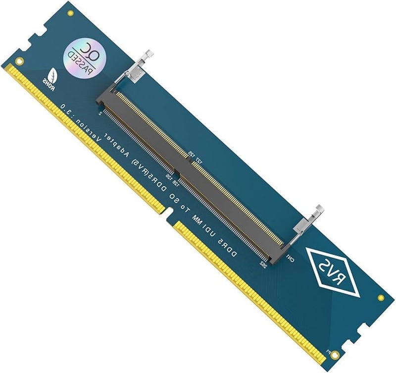 DDR5 SO DIMM to DIMM Desktop Memory Adapter Converter for Laptop RAM Upgrade - Image 1